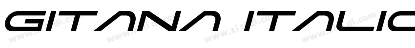 Gitana Italic字体转换
